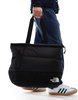 The North Face Nuptse down fill puffer tote bag in black