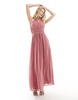 Vila Bridesmaid halterneck maxi dress in rose