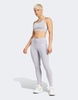 adidas Performance Mat Mix sports leggings in gray