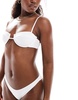 Bright Swimwear lola underwire bikini top in white