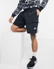 Nike Club Fleece cargo shorts in black