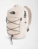 The North Face Borealis mini backpack in white and black