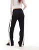 adidas Originals adicolor adibreak side logo track pants in black