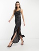 AX Paris slip dress in black