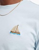 Threadbare boat embroidery T-shirt in baby blue