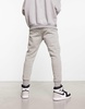 Nike Club cuffed sweatpants in gray