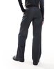 Noisy May Petite ruched waist pants in dark gray