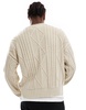 Cotton On stone heather cable knit sweater