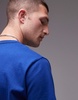 ARKET heavyweight jersey oversized t-shirt in blue