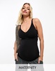 Mamalicious Maternity Nursing seamless top in black