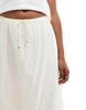 Cotton On maxi prairie skirt with lace trim detail in stone