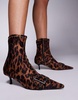 River Island kitten heel boot in leopard print