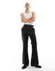 Twisted Tailor flared suit pants in black glitter - part of a set