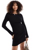 Cotton On knit midi dress in black