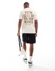 Tommy Jeans regular novelty graphic T-shirt in beige