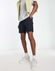 Brave Soul tech cargo shorts in black