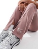 Nike Air high waisted flared leggings in smoky mauve