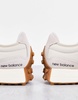 New Balance 327 sneakers in off-white with leopard print detail