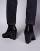 ASOS DESIGN western chelsea boots in black with cuban heels