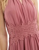 Vila Bridesmaid halterneck maxi dress in rose