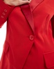 ASOS DESIGN nipped waist tux blazer in red - part of a set