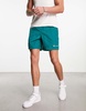 Champion nylon warm up shorts in teal