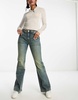 Cotton On stretch bootleg jeans in blue