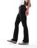 Cotton On bella fold over flare pants in black