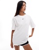 Nike Essentials oversized t-shirt in white