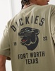 Dickies Panther back print t-shirt in khaki