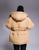 ASOS 4505 Petite Ski drawstring waist insulated ski jacket with hood in caramel