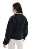 Columbia Helvetia II cropped half snap fleece in black