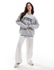 Cotton On classic crew sweatshirt in gray with Athens graphic