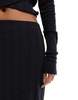 Mango tie front skirt in black - part of a set