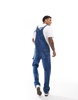 Tommy Jeans retro archive denim overalls in mid wash