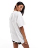 Nike Essentials oversized t-shirt in white