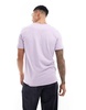 Brave Soul raw edge T-shirt in pastel lilac