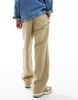 Polo Ralph Lauren Sport Capsule flat front baggy twill chinos in khaki tan