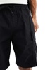 Calvin Klein Jeans washed cargo shorts in black