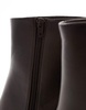 ASOS DESIGN heeled chelsea boots with angled toe in brown