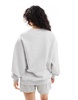 Cotton On box fit crew fleece sweatshirt in gray