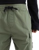 Calvin Klein Jeans washed cargo shorts in olive green