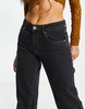 Cotton On low rise straight leg jeans in black