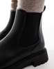 ASOS DESIGN Adjust chunky chelsea boots in black