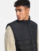 New Look funnel neck lightweight vest in black