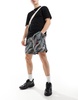 The North Face Class V Pathfinder shorts in printed black