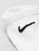 Nike Training Everyday Cushioned 3 pack sneaker socks in white