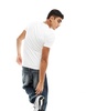 ASOS DESIGN 2 pack muscle fit t-shirts in white