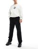 Only & Sons loose fit cargo pants in black