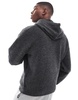 ADPT oversized knit hoodie in gray